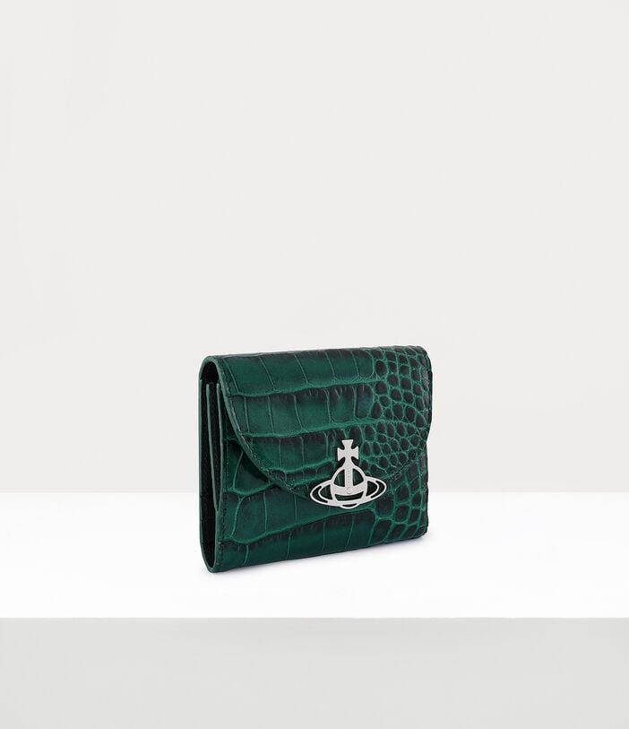 Vivienne Westwood CROCODILE HALF MOON WALLET